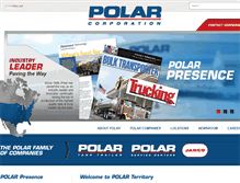 Tablet Screenshot of polarcorp.com